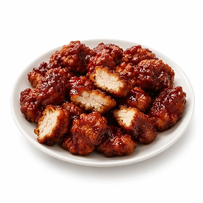 Tesco Fresh Food Breaded Barbeque Chicken Breast Chunks