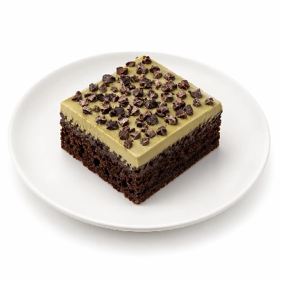 Tesco Fresh Food Cakes Chocolate Topped with a Flavoured Coating and Dark Nibs
