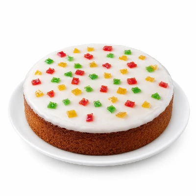 Tesco Fresh Food Cakes Medium Iced Madeira Celebration