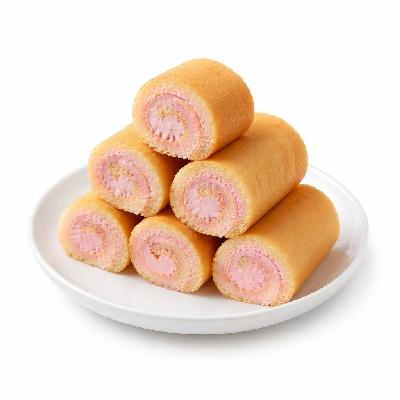 Tesco Fresh Food Cakes Strawberry Mini Rolls