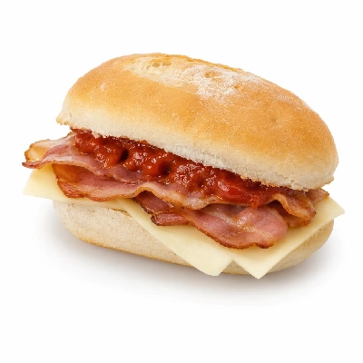 Tesco Fresh Food Cheese Bacon & Tomato Relish Sandwich