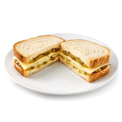 Tesco Fresh Food Cheese & Pickle Sandwich