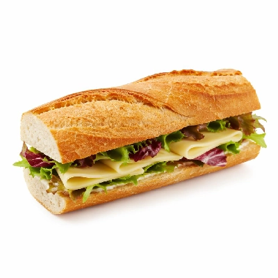 Tesco Fresh Food Cheese Ploughmans Baguette