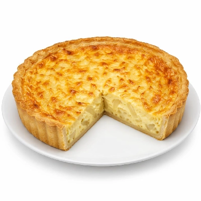 Tesco Fresh Food Deep Fill Back Cheese & Onion Quiche