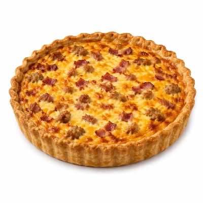 Tesco Fresh Food Deep Fill Bacon & Sausage Quiche