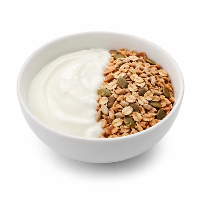 Tesco Fresh Food Duo Mix Natural Yogurt and Muesli Cereal
