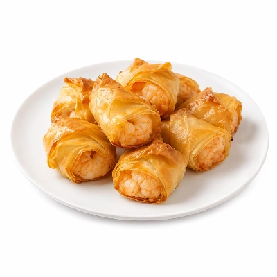 Tesco Fresh Food Filo Wrapped Prawns (50%)