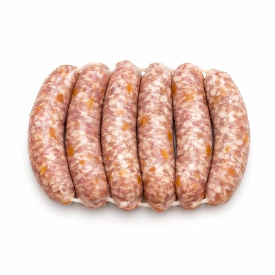 Tesco Fresh Food Finest 6 Pork and Spiced Apricot Sausages