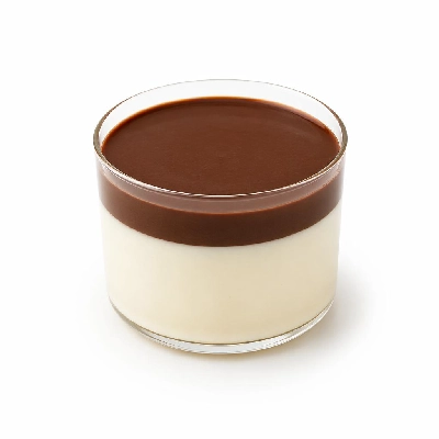 Tesco Fresh Food Finest Belgian Chocolate & Vanilla Panna Cotta