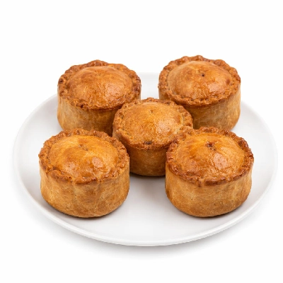 Tesco Fresh Food Finest Outdoor Bred 5 Melton Pork Pies