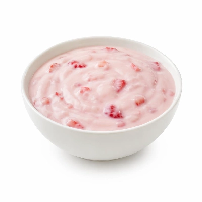 Tesco Fresh Food Finest Strawberry and Cream Yoghurt