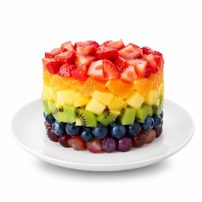 Tesco Fresh Food Fruit Rainbow Layered Salad