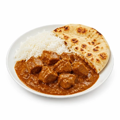 Tesco Fresh Food Lamb Roganjosh with Rice and Naan