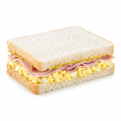 Tesco Fresh Food Ltd Ed Ham & Egg Mustard Sandwich