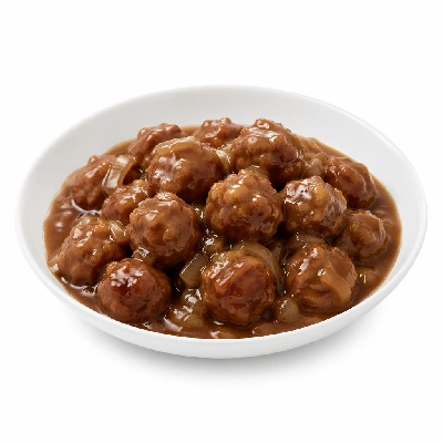 Tesco Fresh Food Meatballs in Onion Gravy
