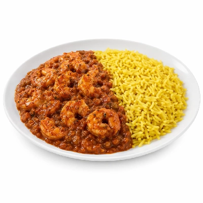 Tesco Fresh Food Prawn Masala & Pilau Rice