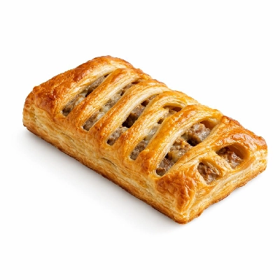 Tesco Fresh Food Puff Pastry Sausage & Onion Lattice Bar