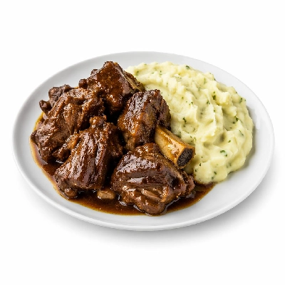 Tesco Fresh Food Rinest Braised Lamb with Herb Butter Mash