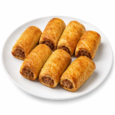 Tesco Fresh Food Value 8 Pack Sausage Rolls