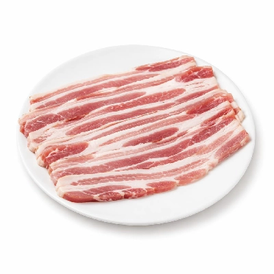 Tesco Fresh Food Value Unsmoked Rind On Streaky Bacon