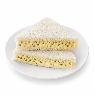 Tesco Fresh Food Vegetarian Triple Sandwich Egg and Cress
