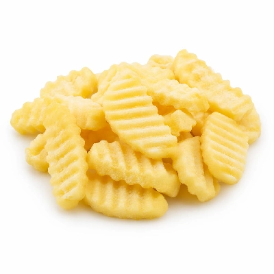 Tesco Frozen Food Chips and Vegetables Potatoes McCain Crinkle Oven Chips
