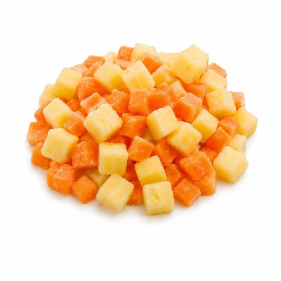 Tesco Frozen Food Chips & Veg Swede Carrot Mix