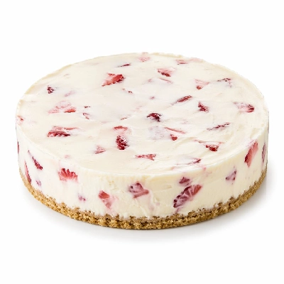 Tesco Frozen Food Desserts Cakes & Gateaux Strawberry Double Cream Cheesecake