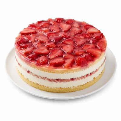 Tesco Frozen Food Desserts Cakes & Gateaux Strawberry Gateau