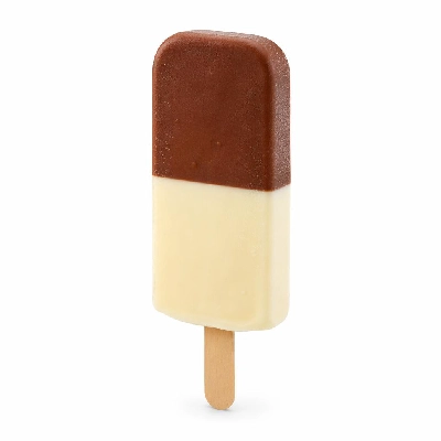 Tesco Frozen Food Desserts Ice Lollies Freeez Not Guilty Chocolate versus Vanilla