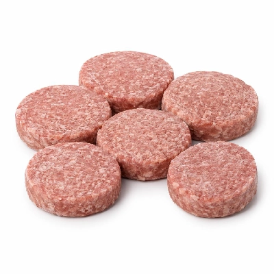 Tesco Frozen Food Meat Fish Poultry Burger & Sausages Birds Eye 6 Original Beef