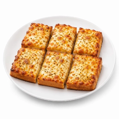 Tesco Frozen Food Ready Meals Pizza and Bread 6 Garlic Slices with Cheese