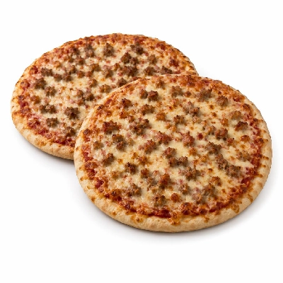 Tesco Frozen Food Ready Meals Pizza and Bread Chicago Town Meat Combo Twin Pack