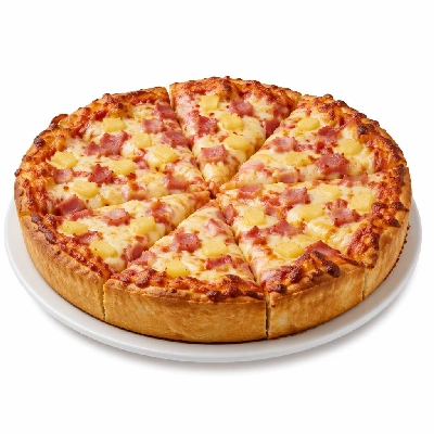 Tesco Frozen Food Ready Meals Pizza and Bread Deep Pan Hawaiian
