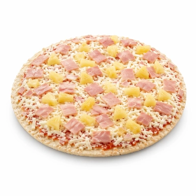Tesco Frozen Food Ready Meals Pizza and Bread Pizzeria Ham & Pineapple