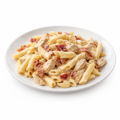 Tesco Frozen Food Ready Meals Pizza Steam Chicken & Bacon Pasta