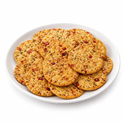 Tesco Kitchen Cupboard Biscuits Free From Snacks and Bars Tomato and Oregano Crackers