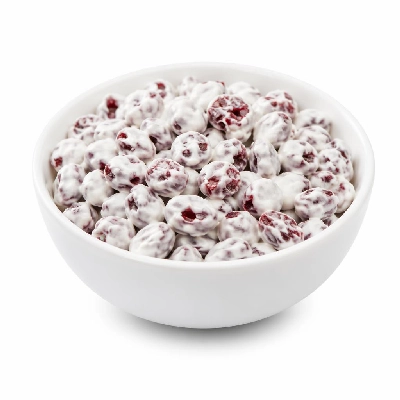 Tesco Kitchen Cupboard Cooking Ingredients Dried Fruit & Nuts Kids Snacking Bowl Yoghurt Coated Flakes Cranberry