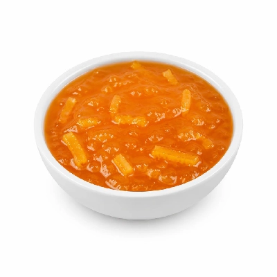 Tesco Kitchen Cupboard Tins Packets & Jars Jam Honey Spreads Duerr's "Half Sugar" Orange