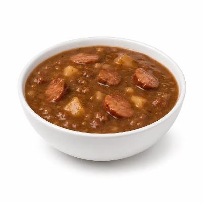 Tesco Kitchen Cupboard Tins Packets & Jars Soup Chunky Meals Heinz Lincolnshire Sausages Hotpot