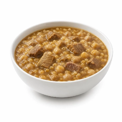 Tesco Kitchen Cupboard Tins Packets & Jars Soup Speciality Heinz of the World Lamb Chickpea Cous Sp