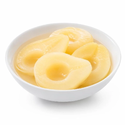 Tesco Kitchen Cupboard Tins Packets & Jars Tinned Fruit Canned Pears Del Monte Halves in Juice