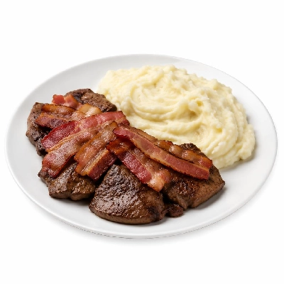 Tesco Liver Bacon & Mash