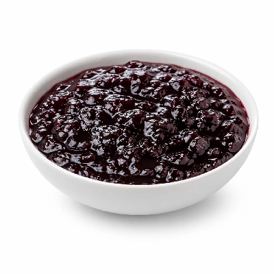 Tesco Streamline Kitchen Cupboard Tins Packets & Jars Jam Honey & Spreads Less Sugar Black Cherry Jam