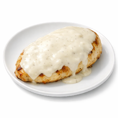 Texas Roadhouse Smothered Chicken Topped with Cream Gravy
