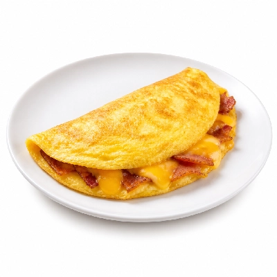 TGI Fridays Breakfast Bacon Cheddar Omelet (with Potatoes & Multi-Grain Toast)