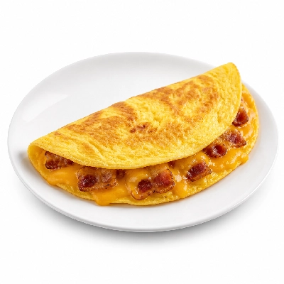 TGI Fridays Burgers Cheddar Bacon Omelet