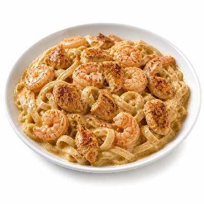 TGI Fridays Pasta Cajun Shrimp & Chicken (Half Portion)