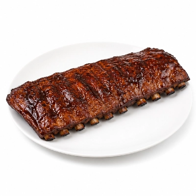 TGI Fridays Ribs BBQ Full Rack (with Coleslaw & Seasoned Fries)