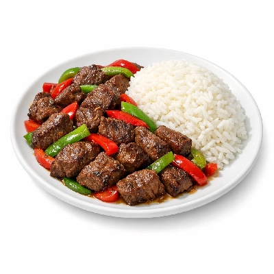 Thai Beef, Peppers & Rice